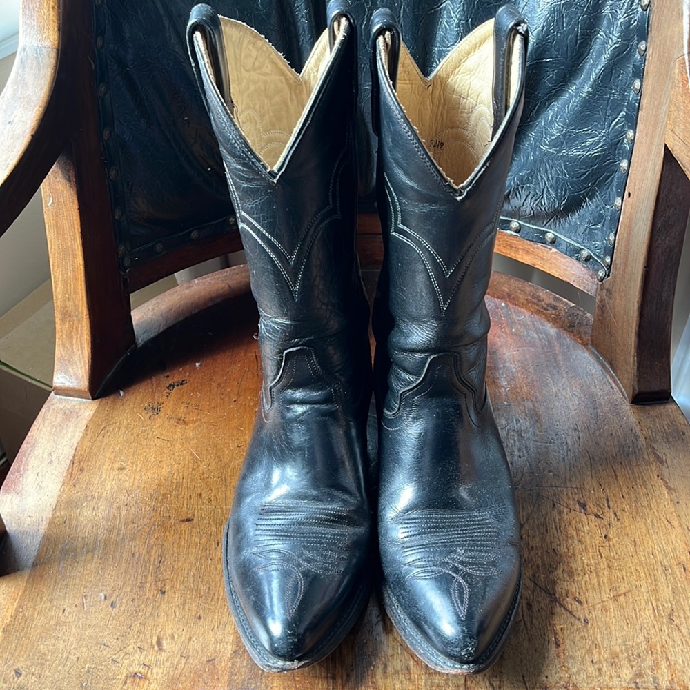 Leather Men’s Cowboy Boots size 10